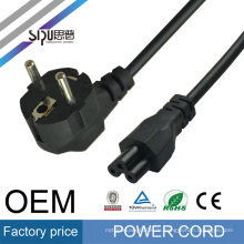 SIPU hohe Qualität in China hergestellt Standard-EU-Stecker Netzteil Kabel europäischen Power-Verlängerungskabel für Laptop